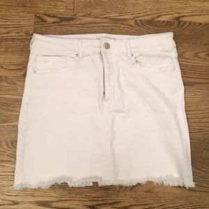 White Jean Skirt!